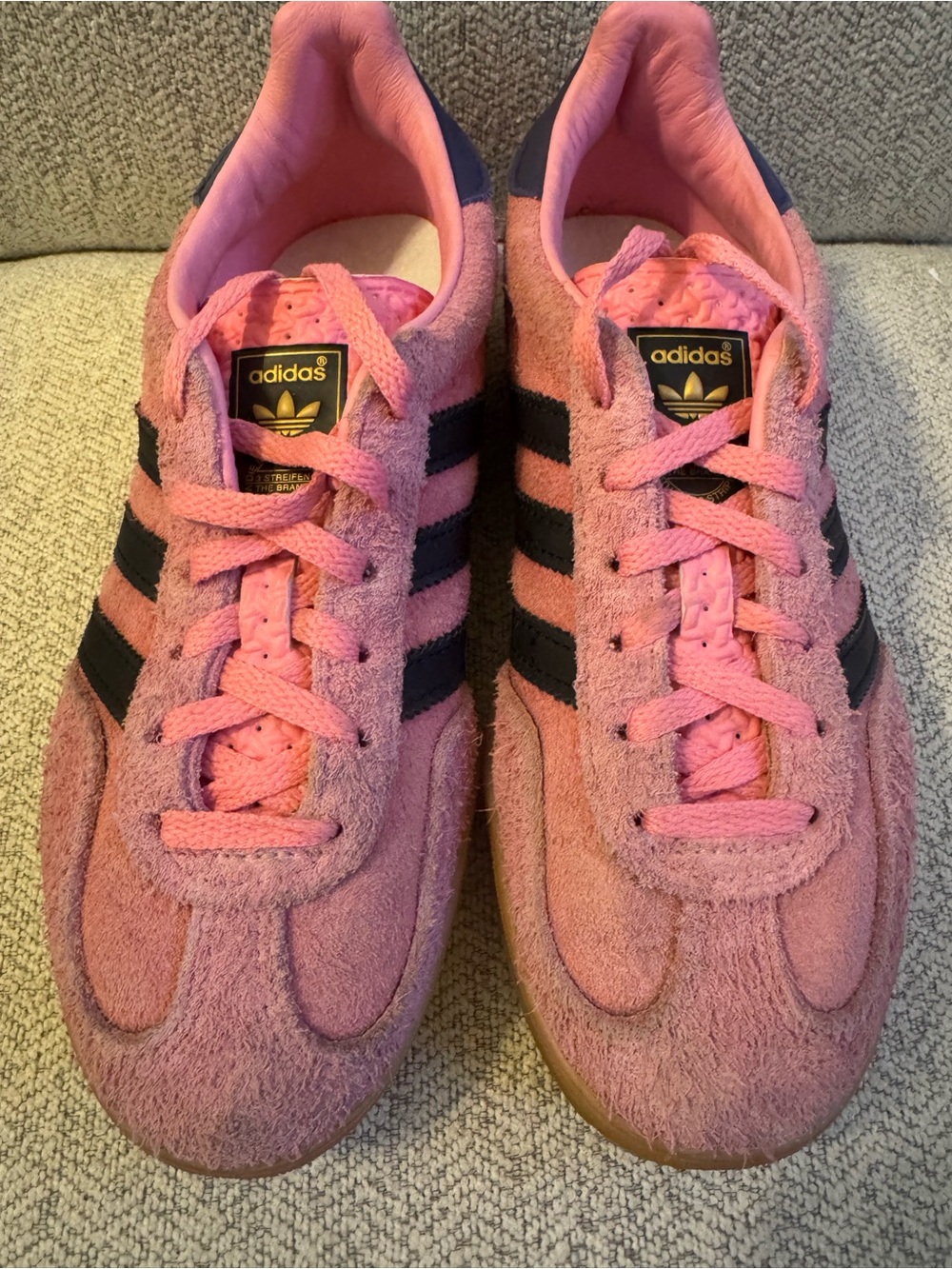 Adidas Gazelle Pink Suede Sneakers - Picture 8 of 8